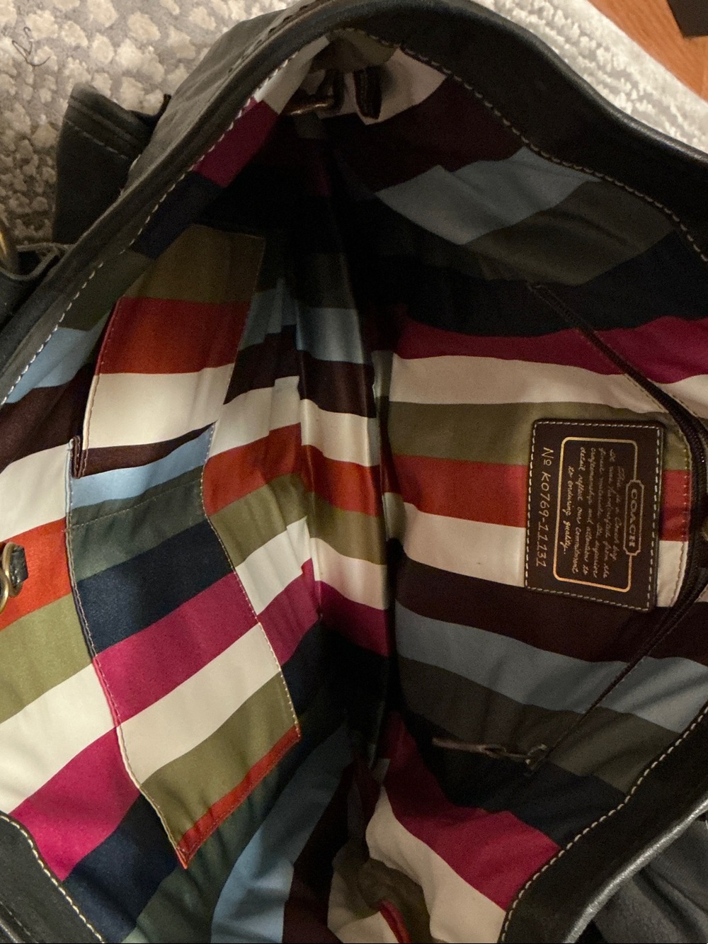 Coach 11131 Gigi Legacy 65th Anniversary Leather Tote - Picture 11 of 16